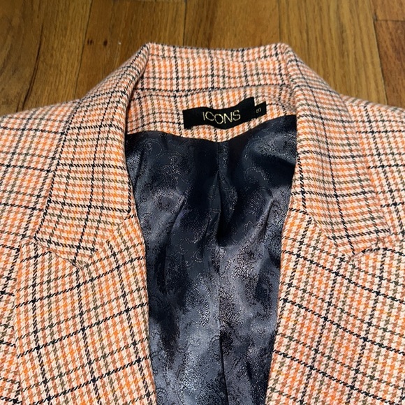 Icons plaid blazer purchased from Barney’s New York - Picture 3 of 7